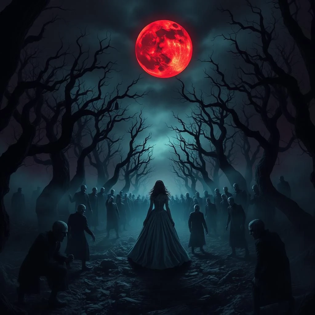 Dark fantasy ghibli style